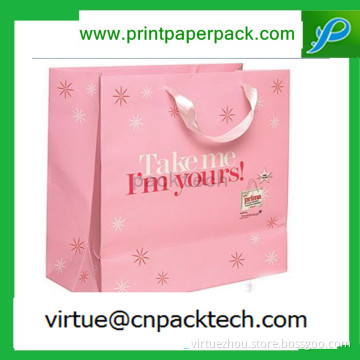 Luxury with Logo Color Printed European Shopping Bags